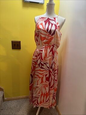 NWT Ann Taylor midi dress size L.